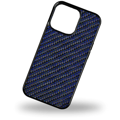 iPhone Woven CarbonCover - Sapphire