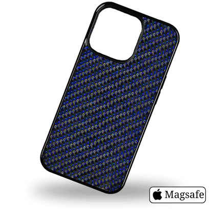 iPhone Woven CarbonCover - Sapphire | Magsafe