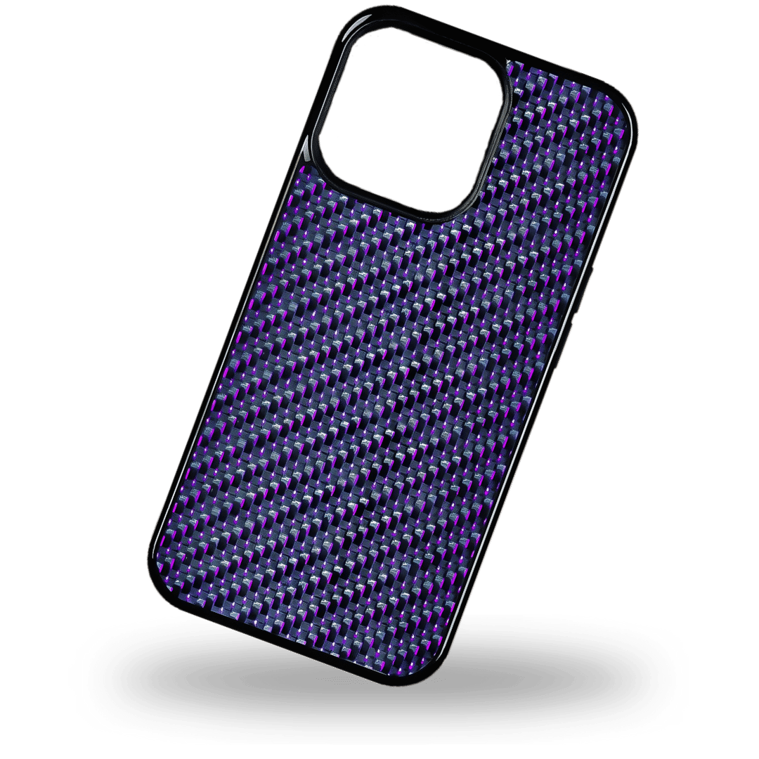 iPhone Woven CarbonCover - Amethyst