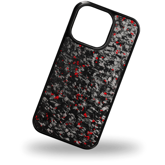 iPhone Forged CarbonCover - Ruby