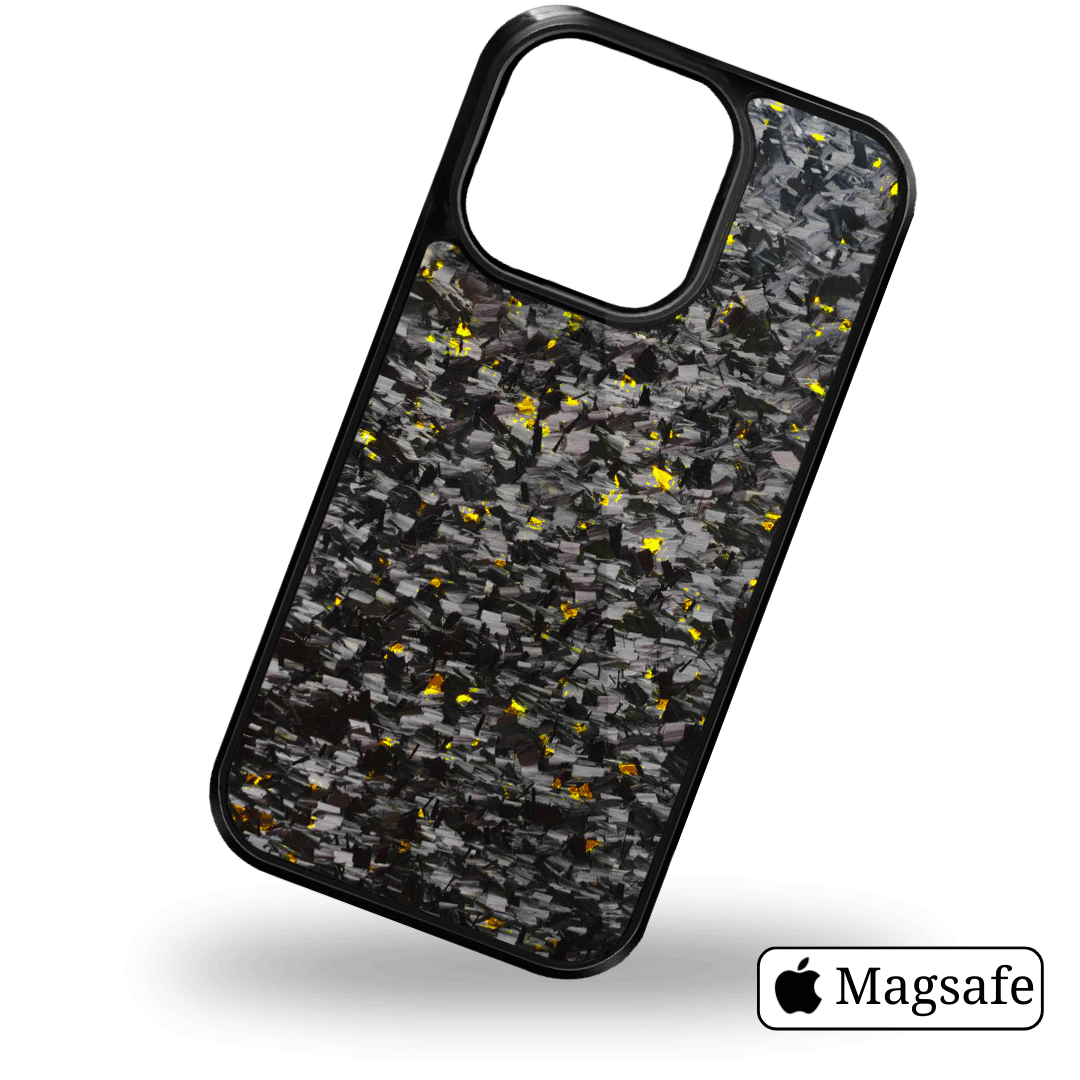 iPhone Forged CarbonCover - Gold | Magsafe