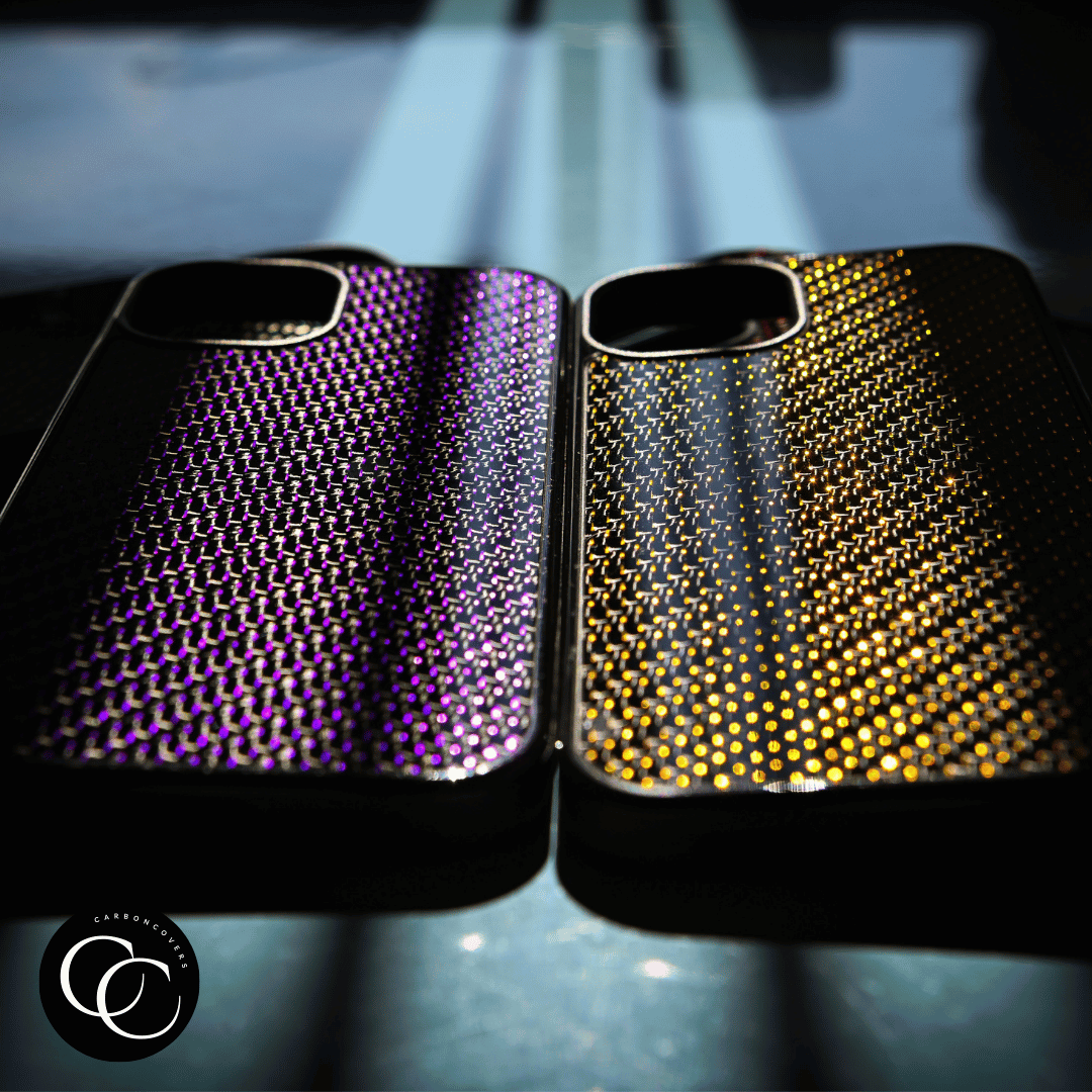 iPhone Woven CarbonCover - Amethyst | Magsafe