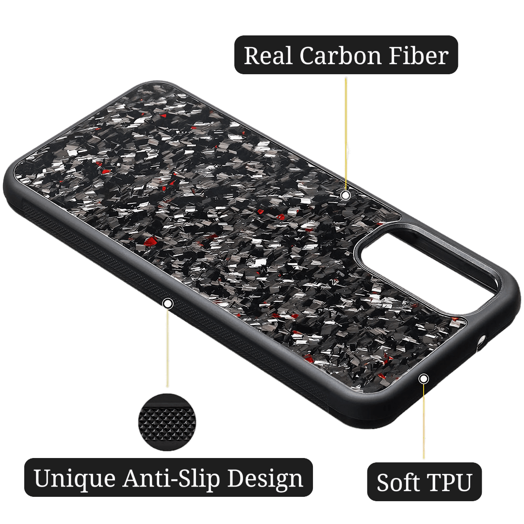 Samsung A-Series Forged CarbonCover - Ruby